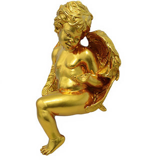Angelic Innocence Statue - 11-inch - Deep Gold finish