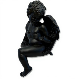 Angelic Innocence Statue - 11-inch - Flat Black finish
