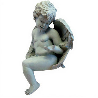 Angelic Innocence Statue - 11-inch - Mossy Green finish