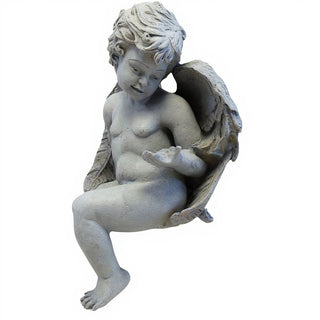 Angelic Innocence Statue - 11-inch - Old Stone finish