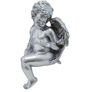 Angelic Innocence Statue - 11-inch - Silver finish