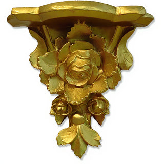 Rose Cluster Bracket, Large - 17.5-inch — Deep Gold finish