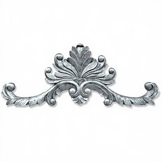 Lafayette Over Door Architectural Element — Antique Silver finish