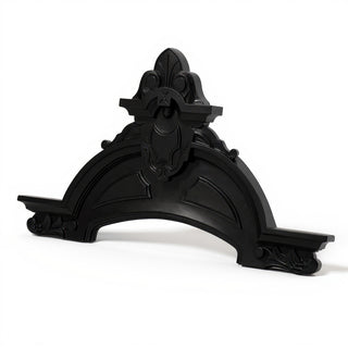 Cortland Over Door — Flat Black finish