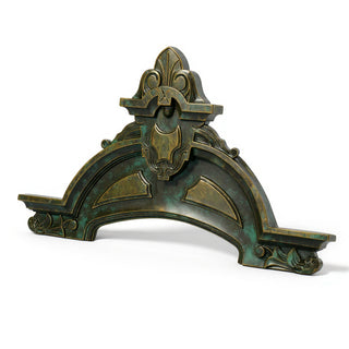 Cortland Over Door — Green Bronze finish