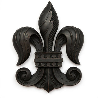 Fleur De Lis Wall Plaque - 23-inch — Iron finish