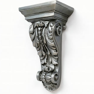 Burke Bracket Wall Bracket - 18-inch — Aged Silver finish