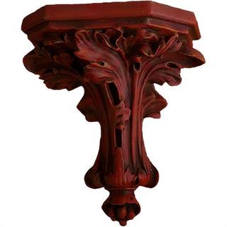 Daprato Leaf Bracket Wall Bracket - 10.5-inch — Rust finish