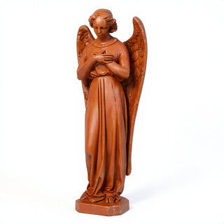 Angel with Crossed Arms Statue - 40-inch — Metro finish