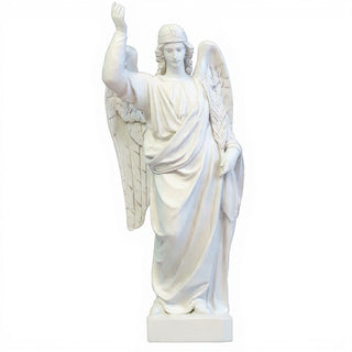 Angel's Glory Statue - 25-inch — Flat White finish