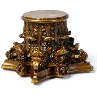 Corinthian Riser Candleholder — Bronze finish