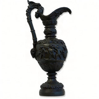 Roman Water Urn Planter - 20-inch — Dusted Black finish
