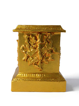 Decorative Pedestal - 44-inch — Deep Gold finish