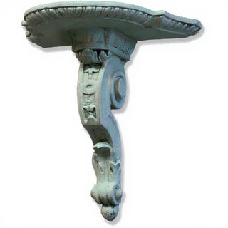 Scroll Drapery Bracket - 9-inch — Mossy Green finish