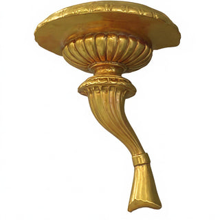 Sway Bracket Wall Bracket - 9-inch — Antique Gold finish