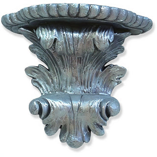 Flowing Bracket Wall Bracket - 9-inch — Antique Silver finish