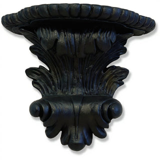 Flowing Bracket Wall Bracket - 9-inch — Flat Black finish