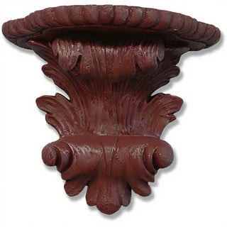 Flowing Bracket Wall Bracket - 9-inch — Rust finish