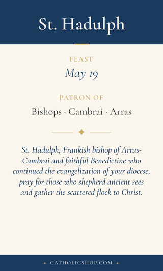 St. Hadulph Holy Cards