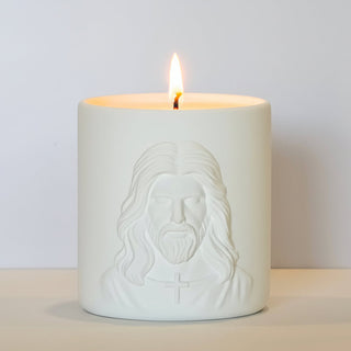 Holy Face of Jesus Scented Candle - Luxury Catholic Prayer Candle