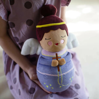 Purple Guardian Angel Plush Doll
