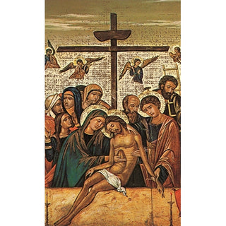 100-Pack - Taking Down From The Cross Holy Card