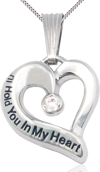 Pewter I'll Hold You In My Heart Medal