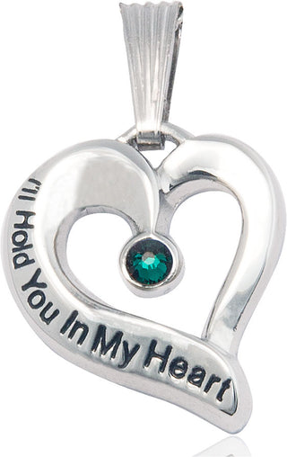 Sterling Silver I'll Hold You In My Heart Medal
