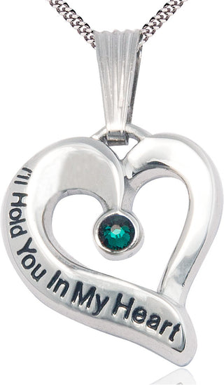 Sterling Silver I'll Hold You In My Heart Medal