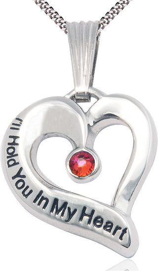Sterling Silver I'll Hold You In My Heart Medal