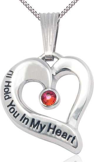 Sterling Silver I'll Hold You In My Heart Medal
