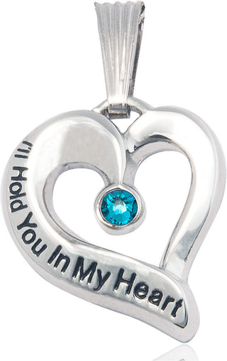Sterling Silver I'll Hold You In My Heart Medal