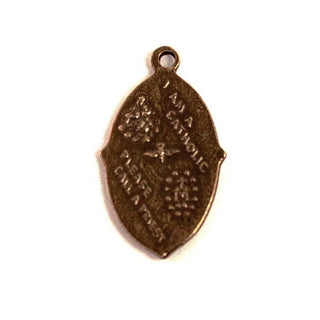 Vintage Bronze 4-Way Medal with Crucifix - Medium