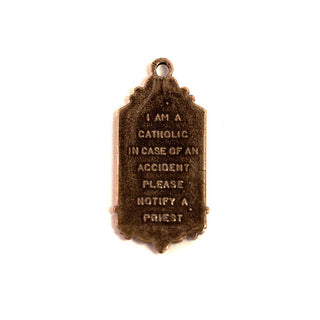 Vintage Bronze St. Christopher Medal