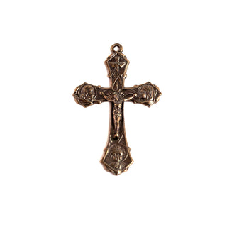 Vintage Bronze Holy Family Crucifix