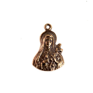 Vintage Bronze Sancta Teresia Medal