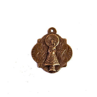Vintage Bronze Our Lady of the Pillar Medal