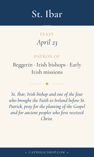 St. Ibar Holy Cards