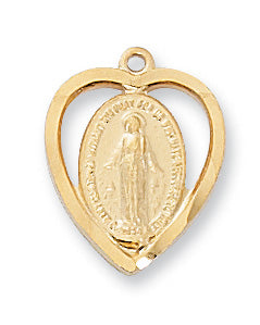 Gold Over Silver Miraculous With Chain 4
