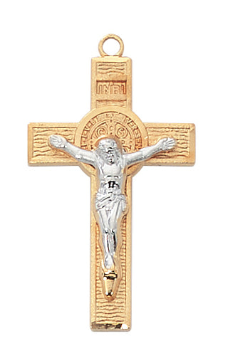 Two Tone Sterling Benedict Cross J