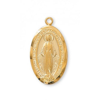 Gold Over Silver Miraculous With Chain 4