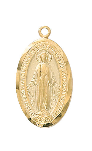 Gold Over Silver Miraculous With Chain 4