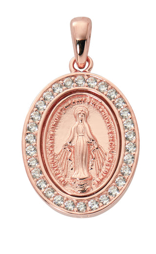 Rose Gold Sterling Miraculous Jr