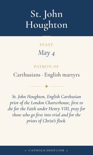 St. John Houghton Holy Cards