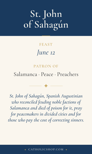 St. John of Sahagún Holy Cards
