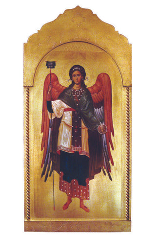 Archangel Gabriel Florentine Plaque 21x45"