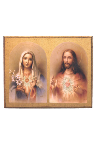 SHJ and IHM Florentine Plaque 10x8.5"