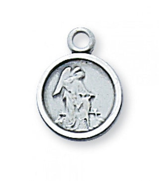 Sterling Silver Guard Angel With Chain