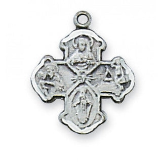 Sterling Silver Baby 4 Way 13" Chain/Bt"