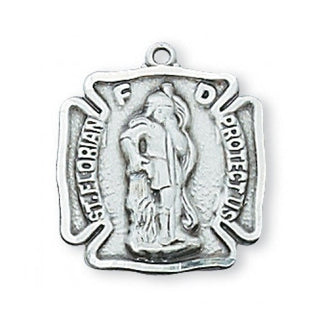 Small Pewter St Florian Medal